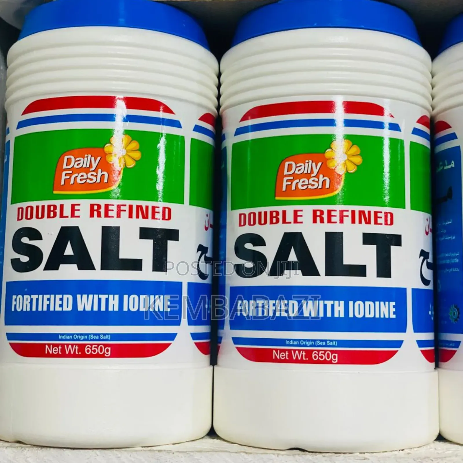 Daily Fresh Double Refined Salt.