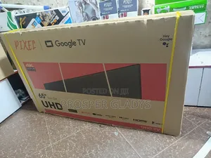 Pixel 65 Smart Google Tv Android Digital Flat Screen Flameless.