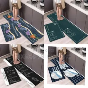 Kitchen Floor Mat Household Carpet Door Mat Home Decor- Multi-Colour