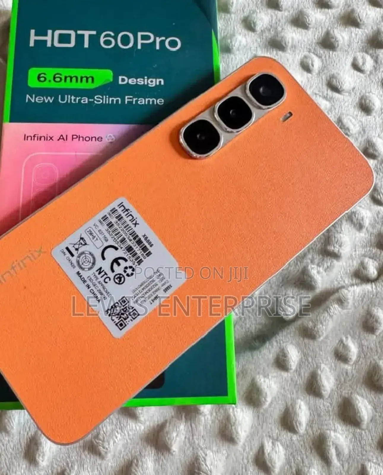 New Infinix Hot 60 Pro 256 GB Orange