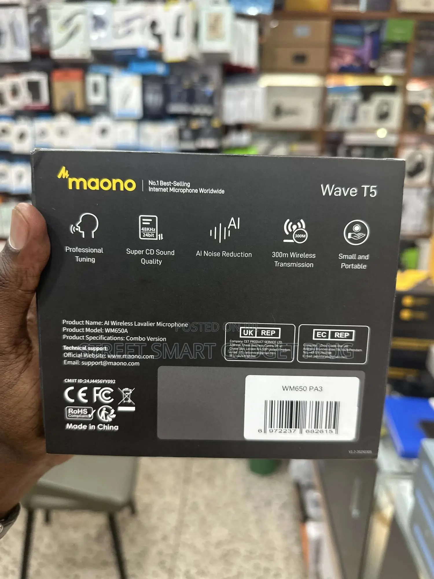Maono Wave T5 Wireless Mic Combo