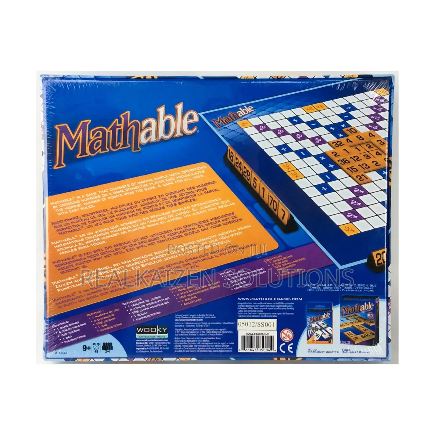 Mathable Classic Tile Board Game Makes Learning Math Fun!