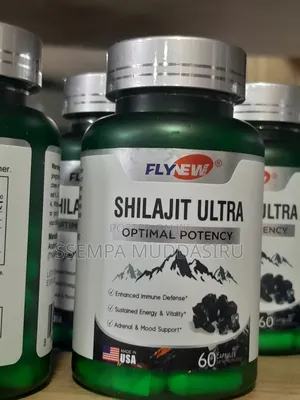 Shilajit Ultra Optimal Potency 60 Capsules By Fly New