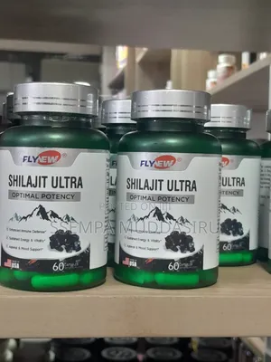 Shilajit Ultra Optimal Potency 60 Capsules By Fly New