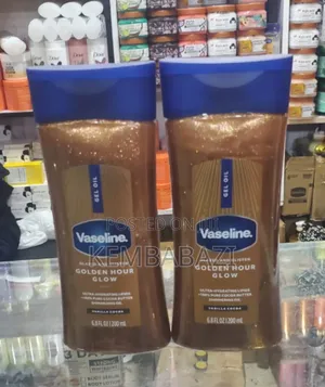 Vaseline Glazed Glisten Golden Hour Glow Shimmering Body Gel