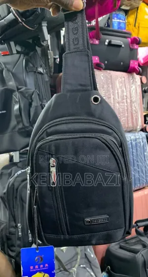 Black Crossbody Sling Bag.