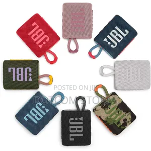 Original JBL Go 3 Portable Waterproof Speaker.
