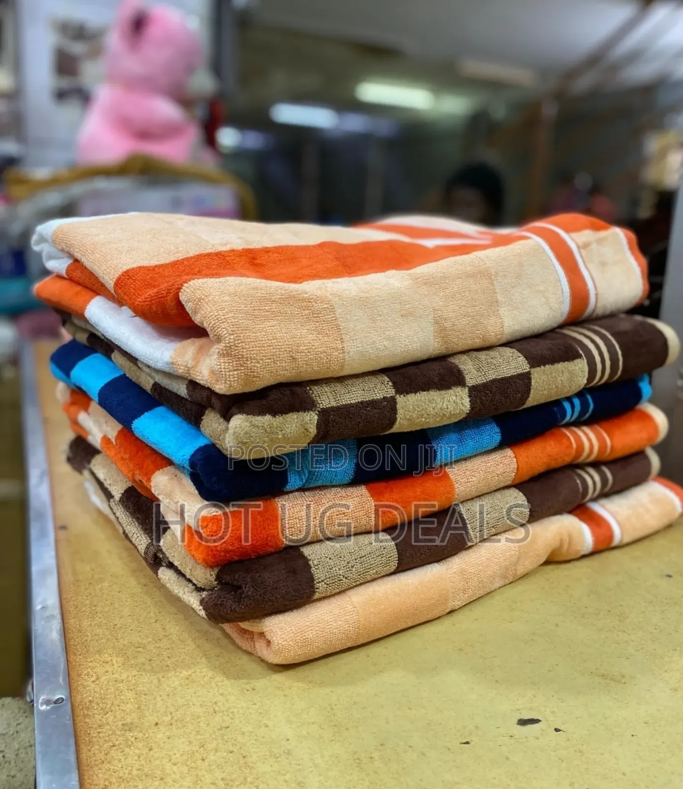 Cotton Velvet Towels Large Size