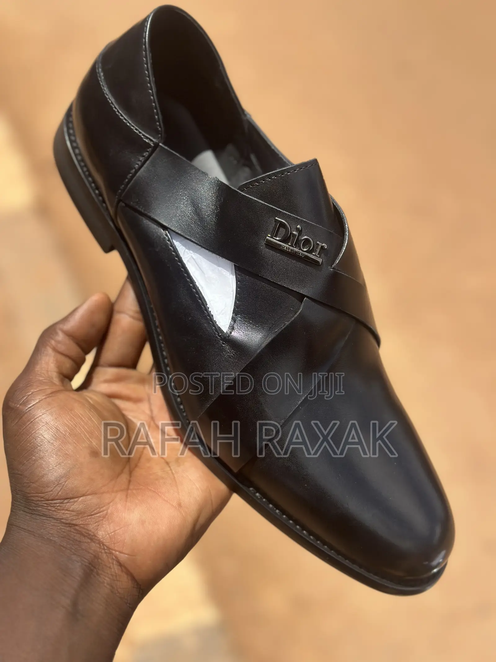 Original Super Classic Men’S Dior Strap Cross Slip on Loafers