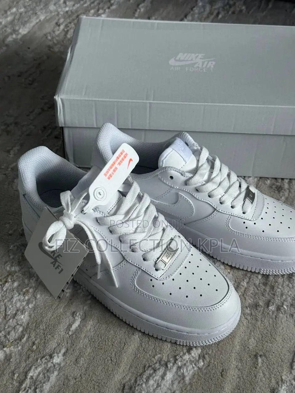 Fiz Drip White Sneakers