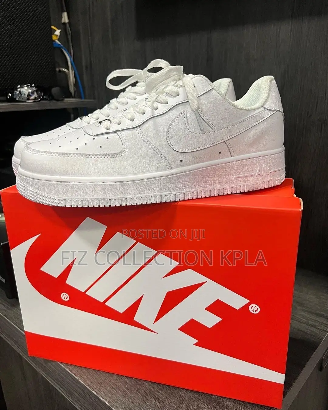 Fiz Drip White Sneakers