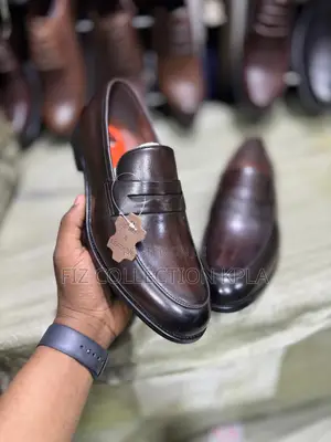 Premium Coffee Brown Slip-on Gentle Shoes – Office Ready