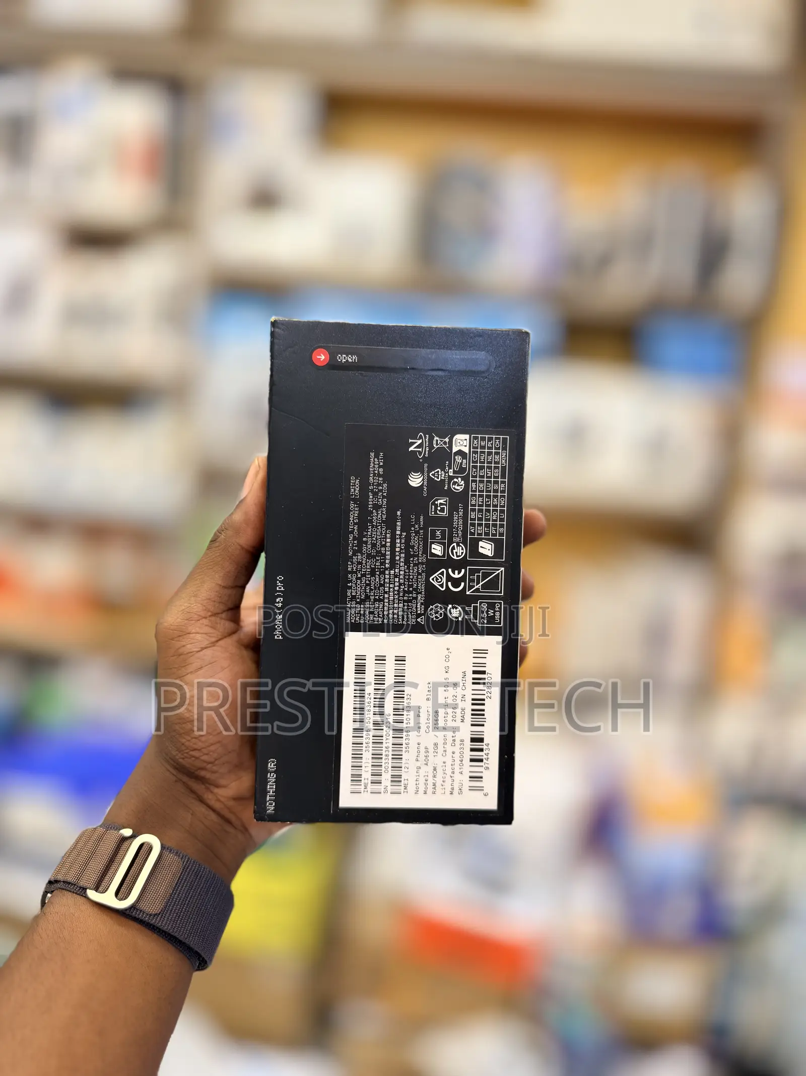 New Nothing Phone 4a Pro 256 GB Black