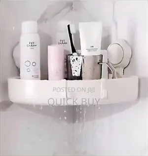 2pcs Suction Corner Storage Racks