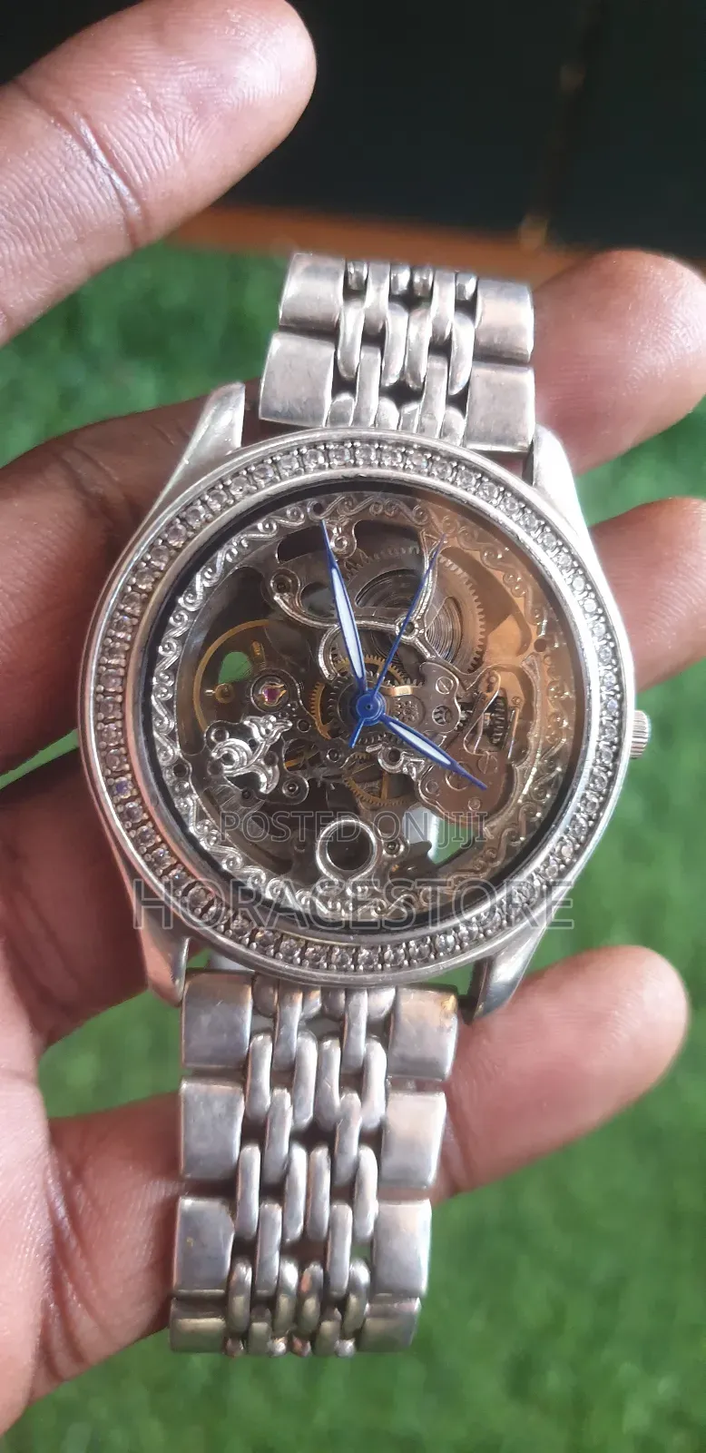 925 Sterling Silver Automatic Wristwatch