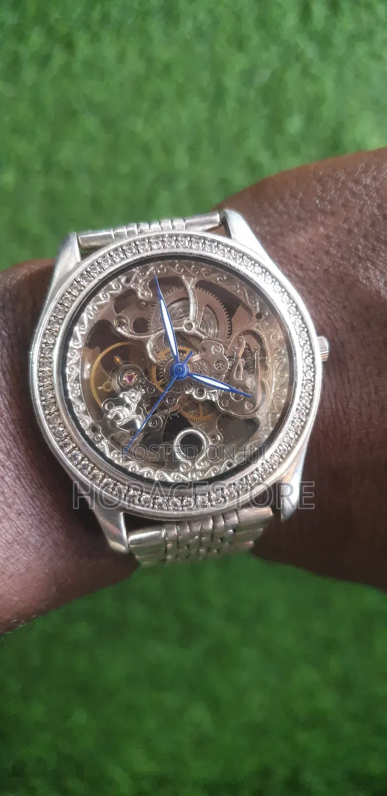 925 Sterling Silver Automatic Wristwatch