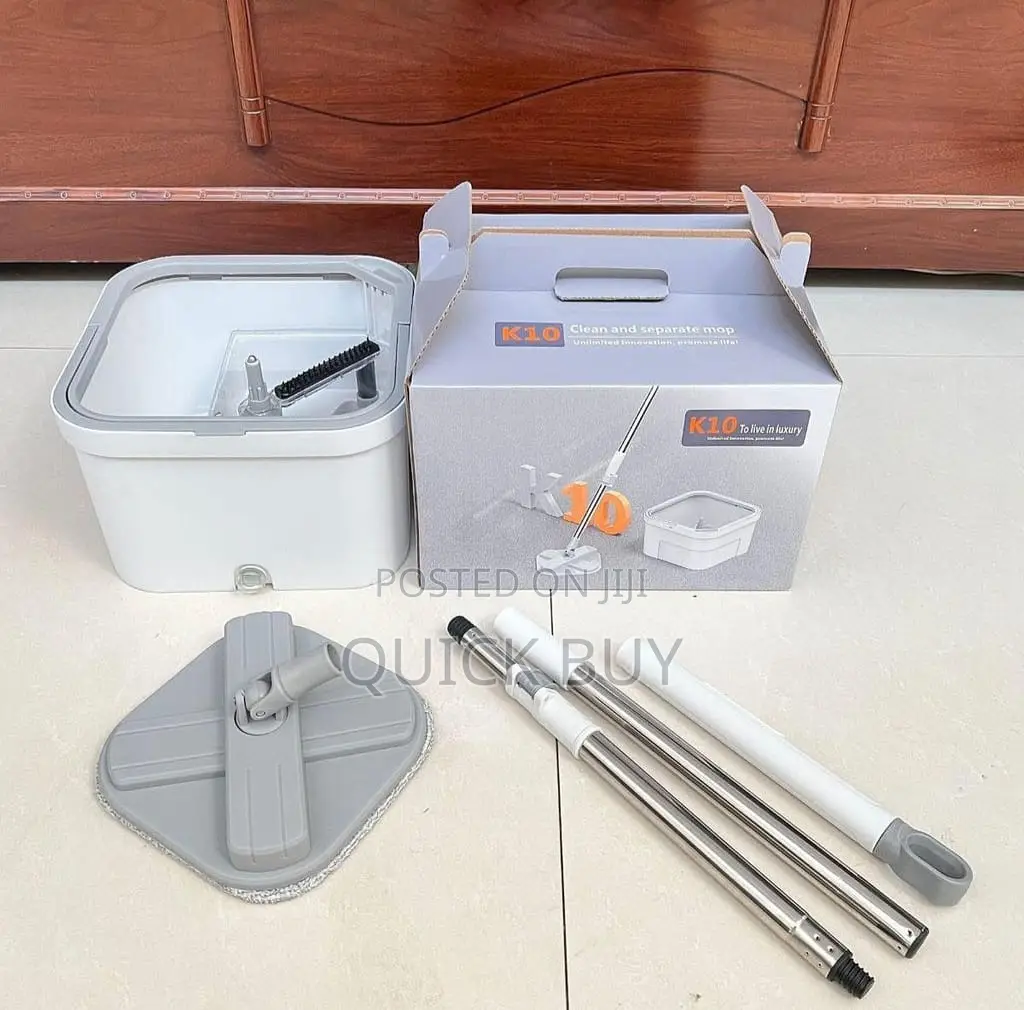 Lazy Spin Mop And Bucket Cleaning System