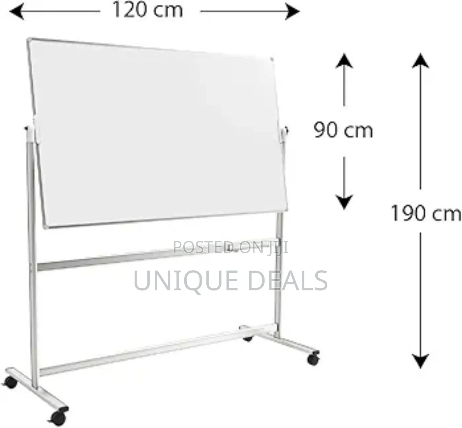 Mobile Whiteboard With Stand 90x120cm