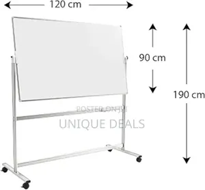 Mobile Whiteboard With Stand 90x120cm