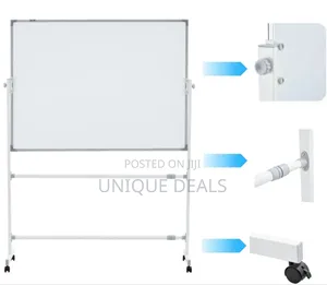 Whiteboard With Stand 90x60cm Markers