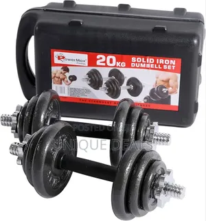 20kg Dumbbell Set With Non-Slip Grip for Home