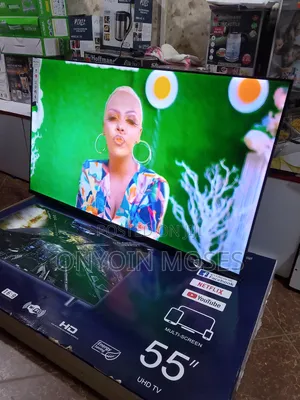 New 55" Black Ark Smart Android Flat Screen Tv