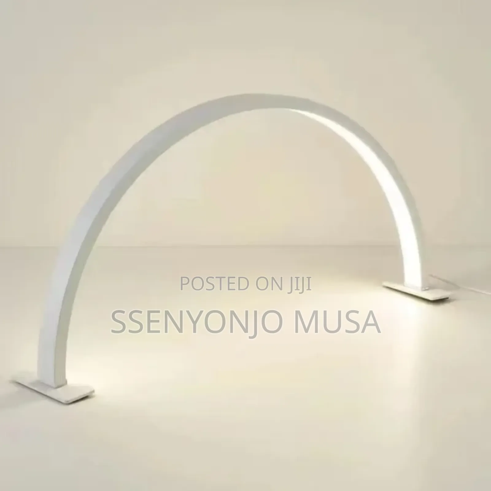 Half Moon Led Nail Desk Lamp – Adjustable Brightness, 3 Color Modes.