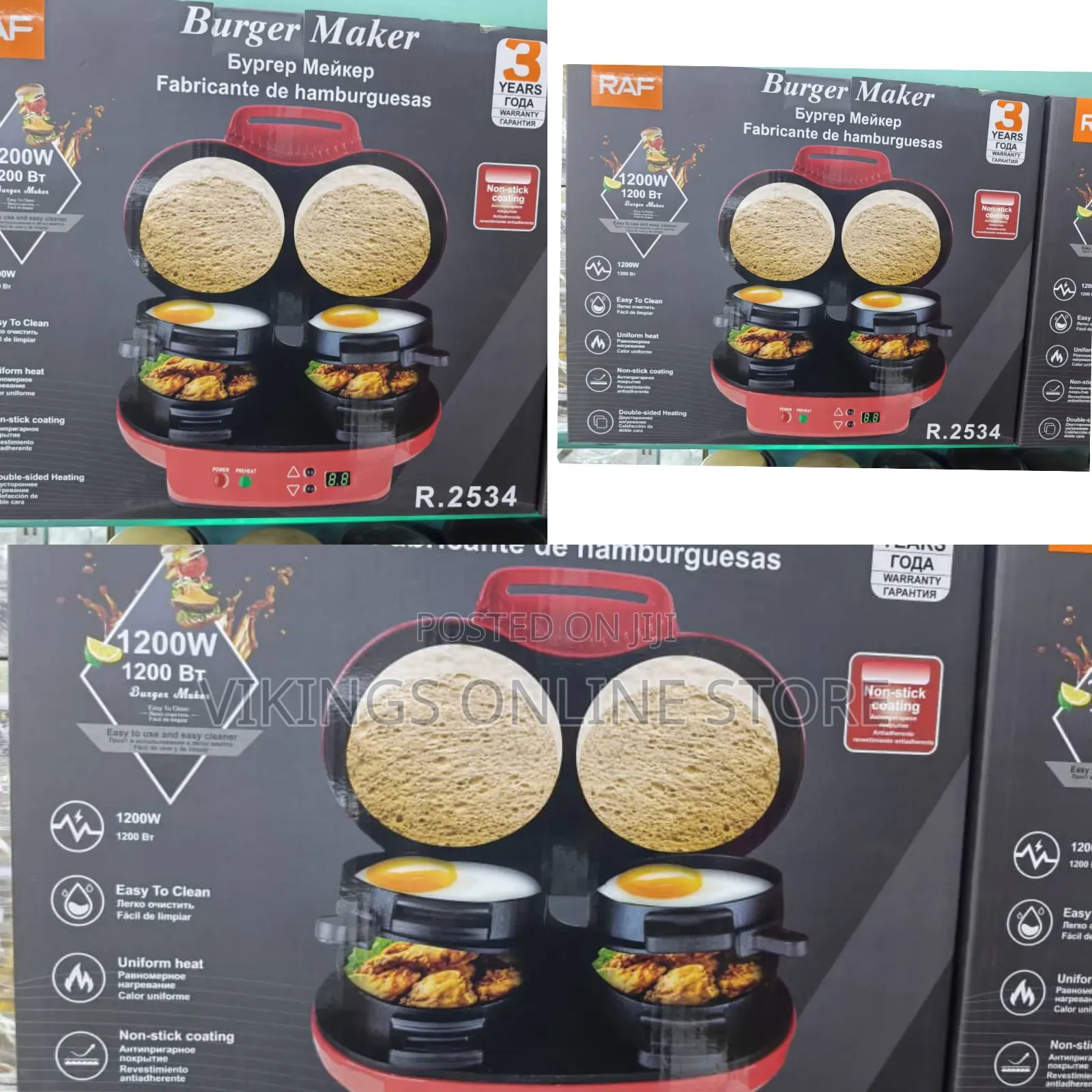 Raf Electric Burger Maker (Model R.2534)