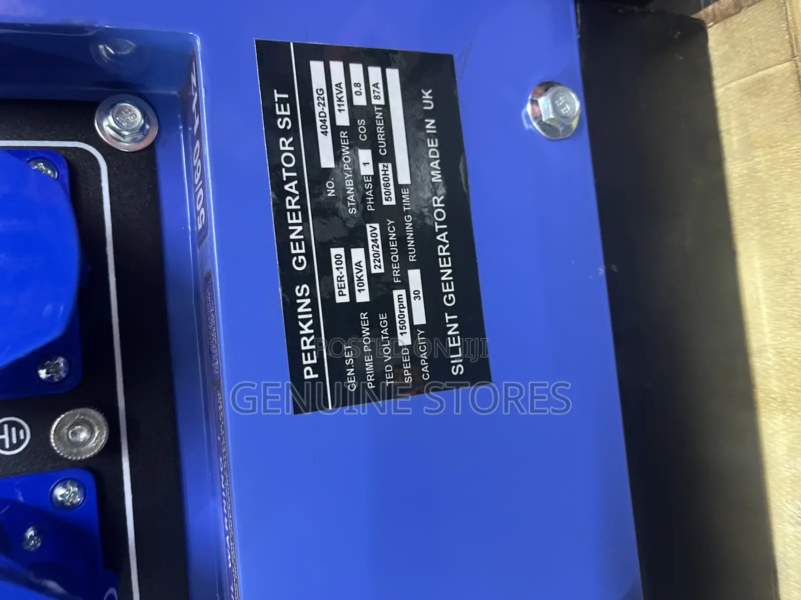 10kva Perkins Diesel Generator Made in Uk