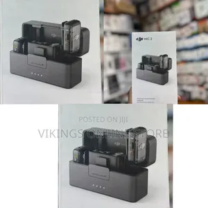 Dji Mic 2 Digital Wireless Dual Microphone Kit With Charging Case