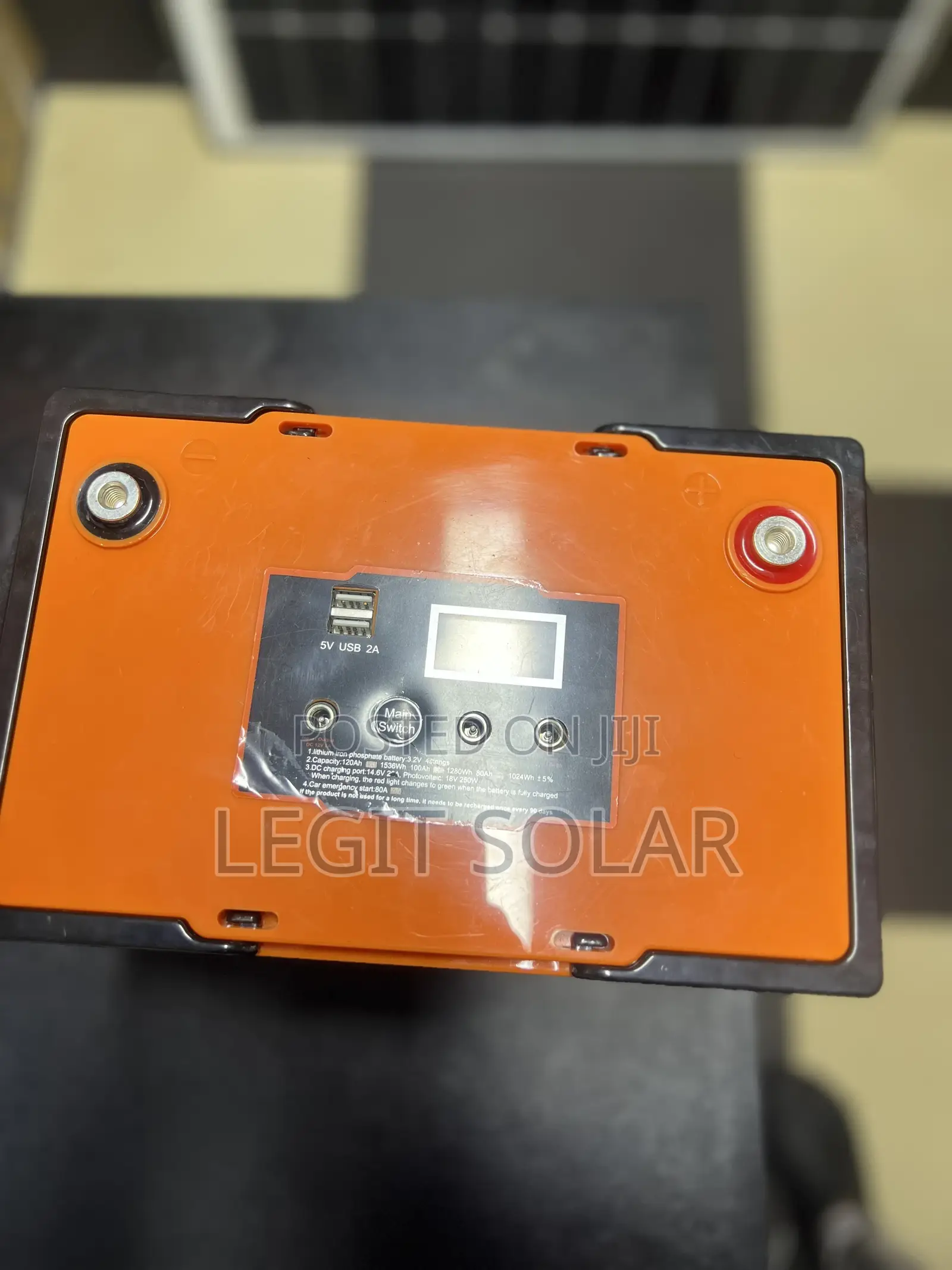 100ah 12.8v (1280wh) Lithium Iron Phosphate (Lifepo4)
