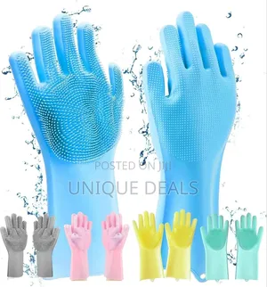 Silicone Dish Washing Gloves, Silicon Cleaning Gloves,