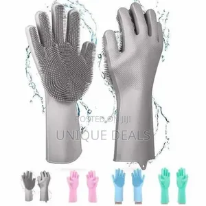 Silicone Dish Washing Gloves, Silicon Cleaning Gloves,