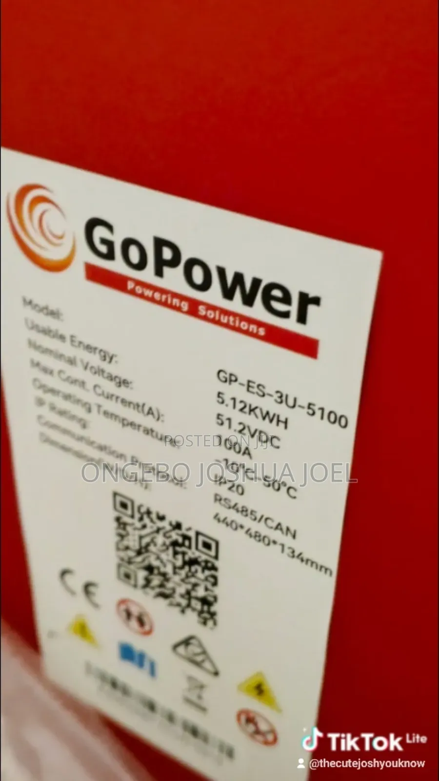 5 Kw Go Power Lithium Batteries