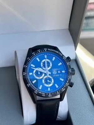 Tag Heuer Formula 1 Men's Black Leather Strapped Wrist Time Piece