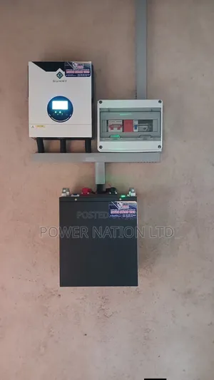 5kwh Lithium Battery 6kva Hybrid Inverter Power Backup System