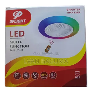 Dplight Led Multi-Function Fan Light - Remote Control, Color Changing