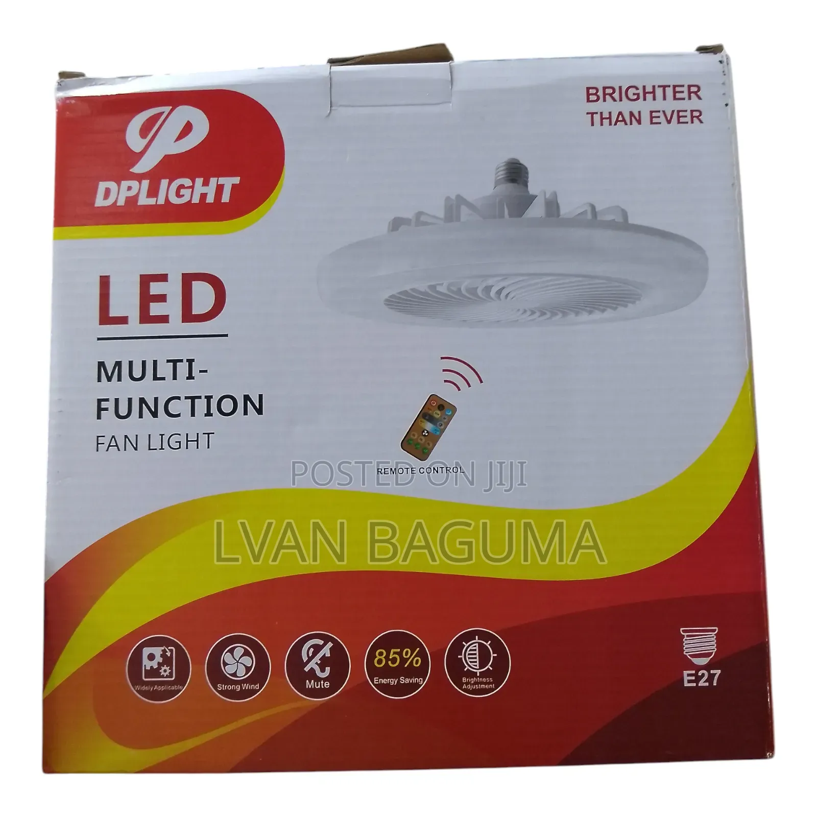 Dplight Led Multi-Function Fan Light - Remote Control, Color Changing
