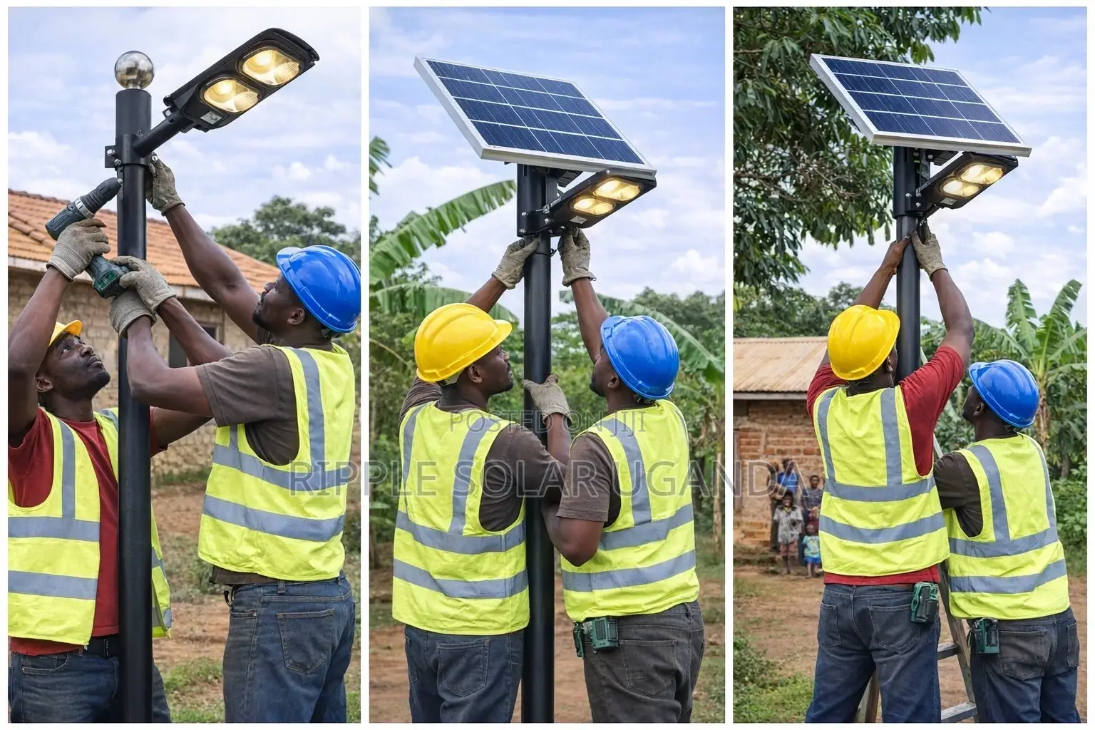 100w Solar Street Light With Lithium Battery – Kampala