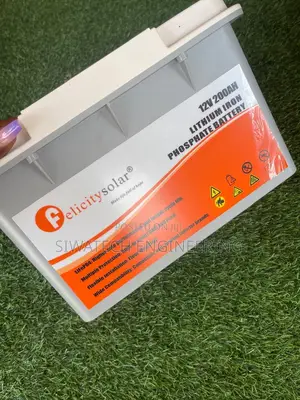 Solar Lithium Iron Phosphate Battery 200ah, 2.56kw 12v 6000cycles