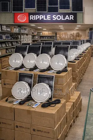 200w Solar Ceiling Light With Panel Remote Indoor Lighting Kampala
