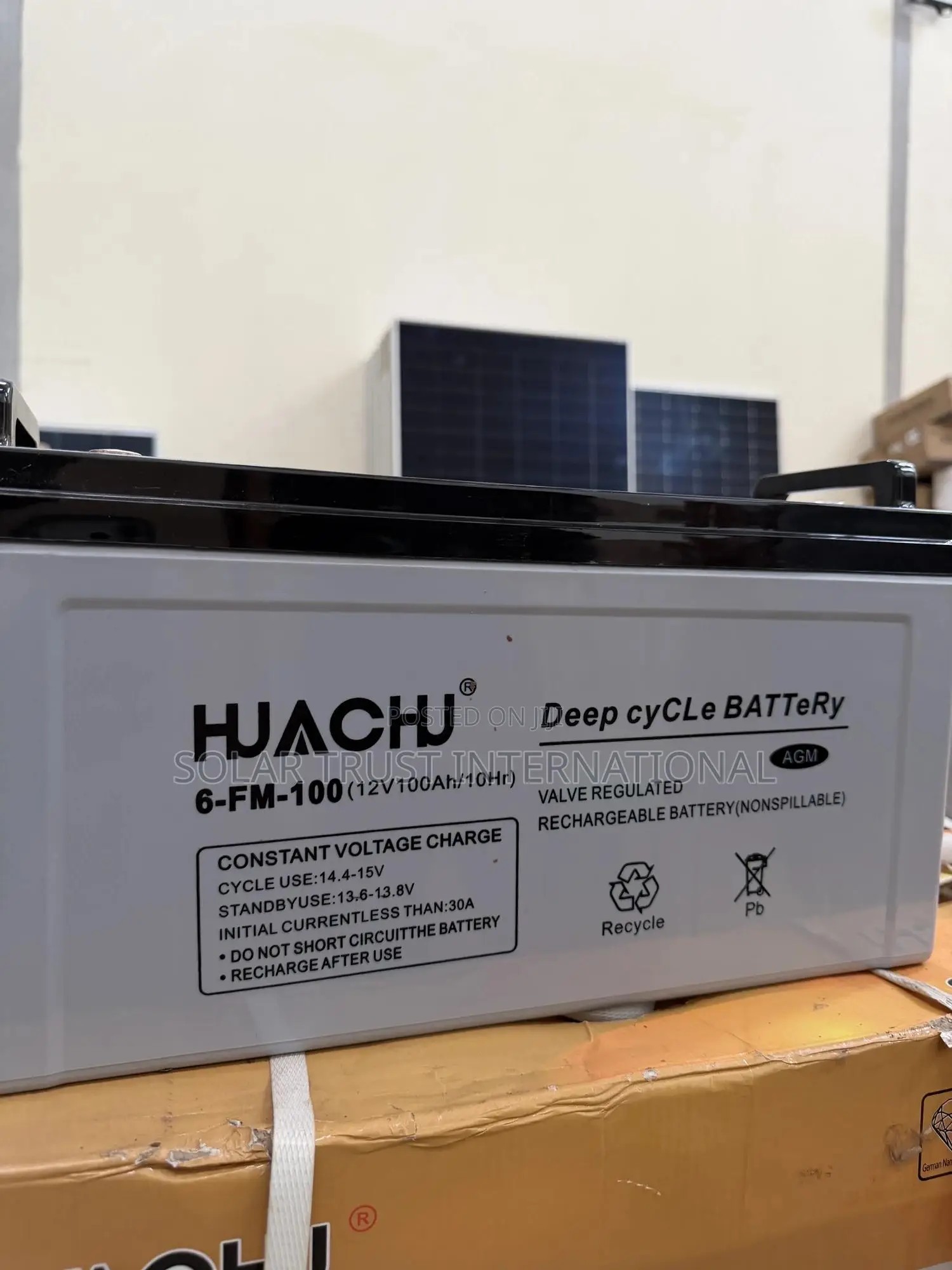 Solar Battery 100ah Original Agm