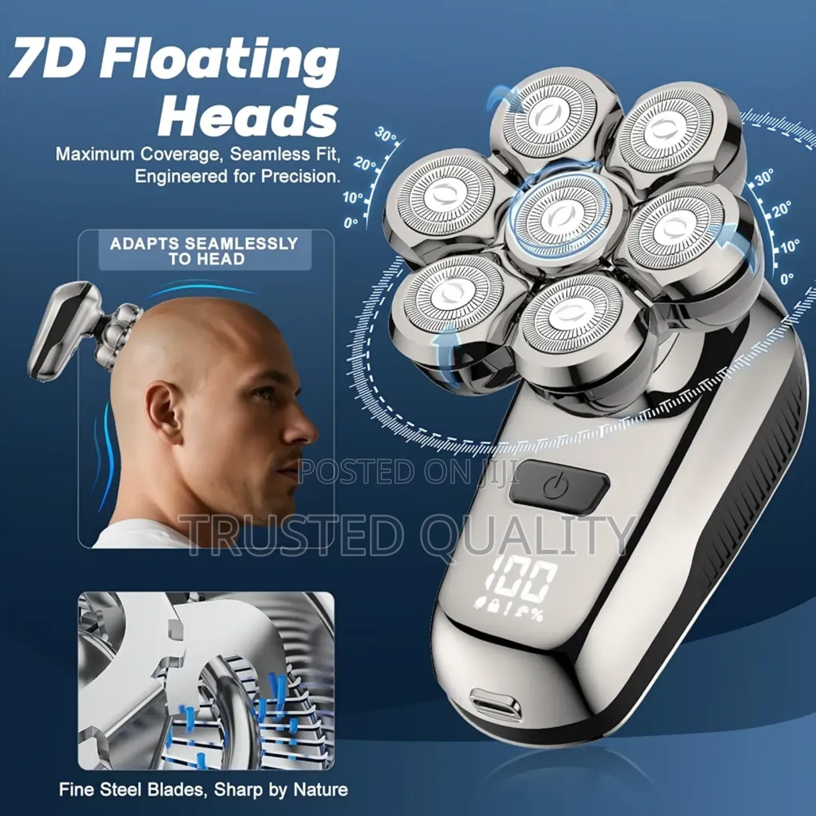 Electric Men's Head Shaver