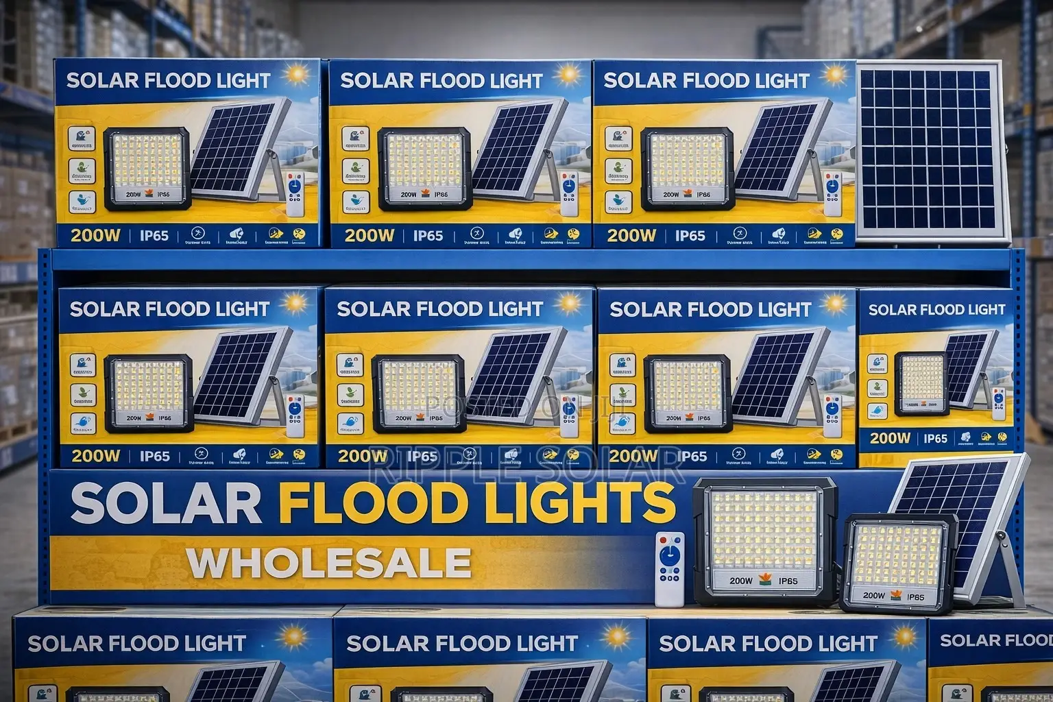 200w Solar Flood Light Waterproof Security Outdoor Kampala