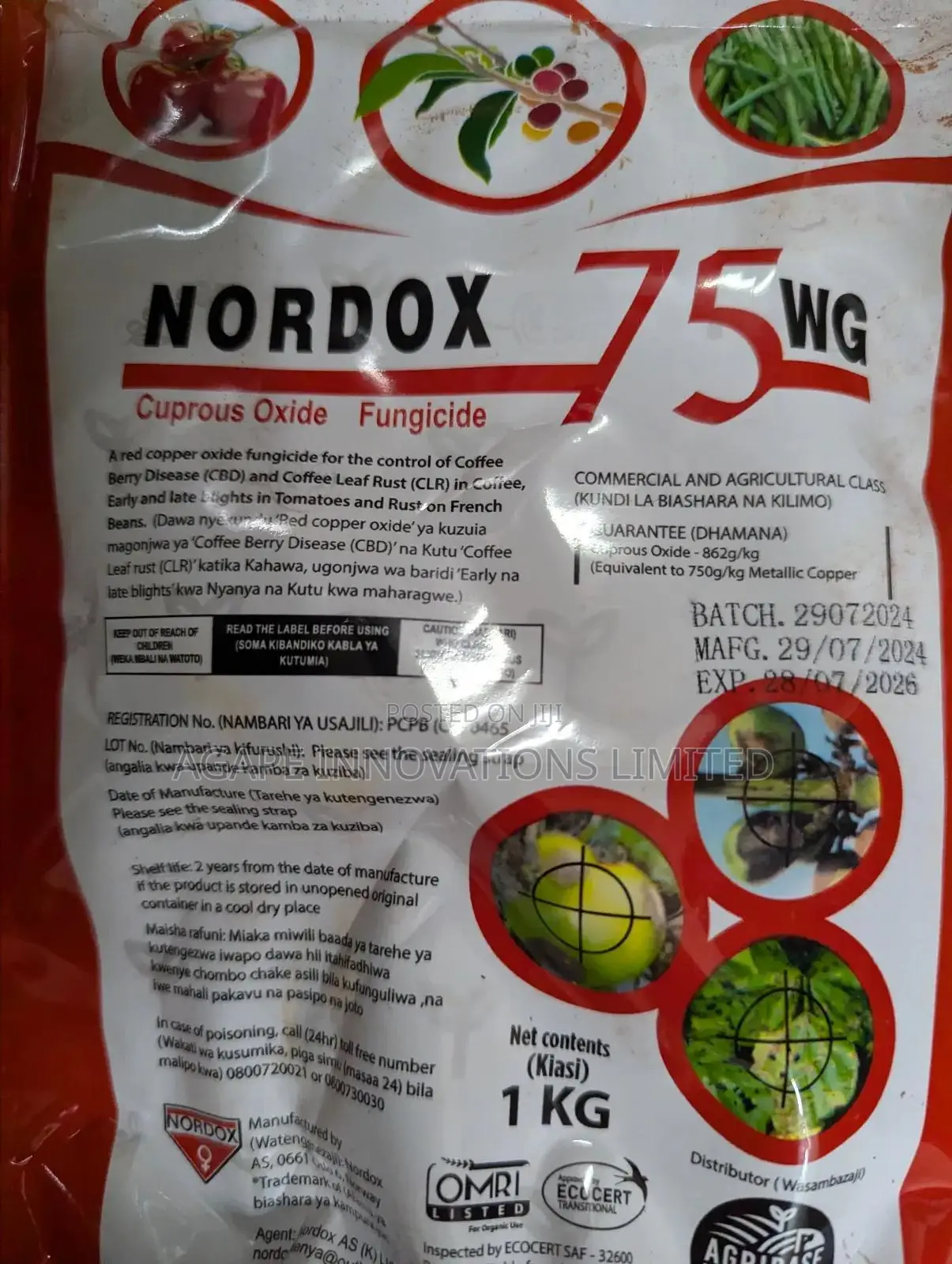 Nordox Fungicide