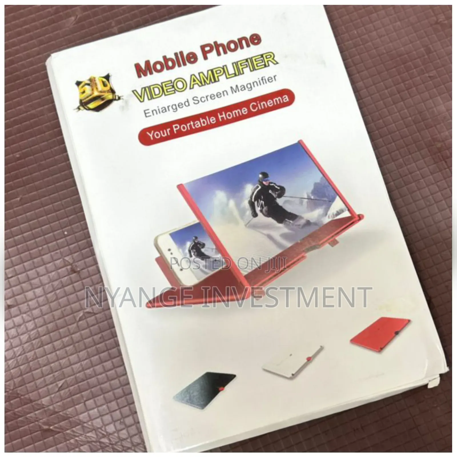 3d Mobile Phone Video Amplifier and Magnifier. Phone Screenmagnifier