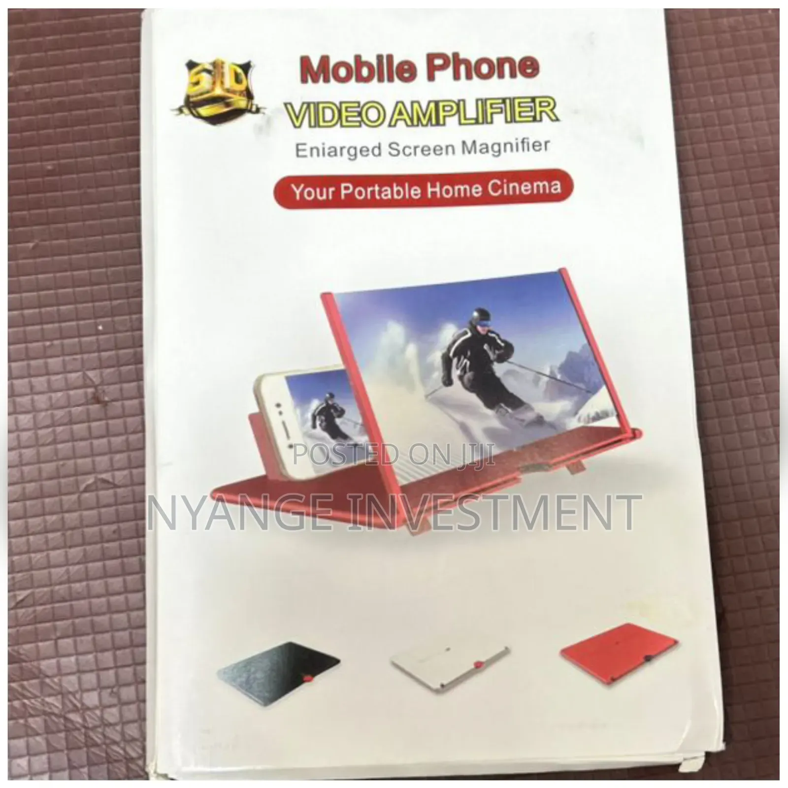 3d Mobile Phone Video Amplifier and Magnifier. Phone Screenmagnifier