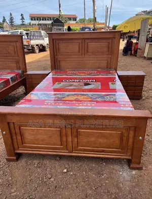 4by6 Bed and Side Drawers
