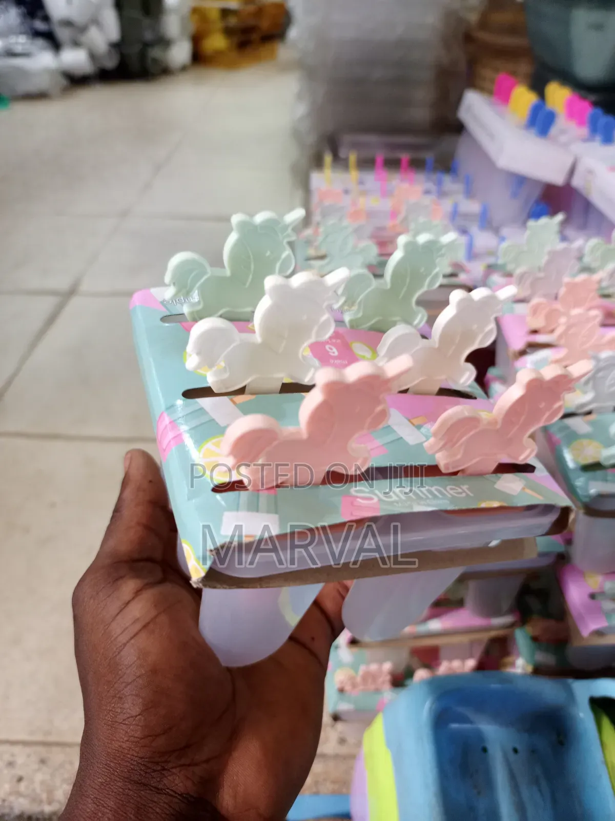 Unicorn-Shaped Popsicle Molds