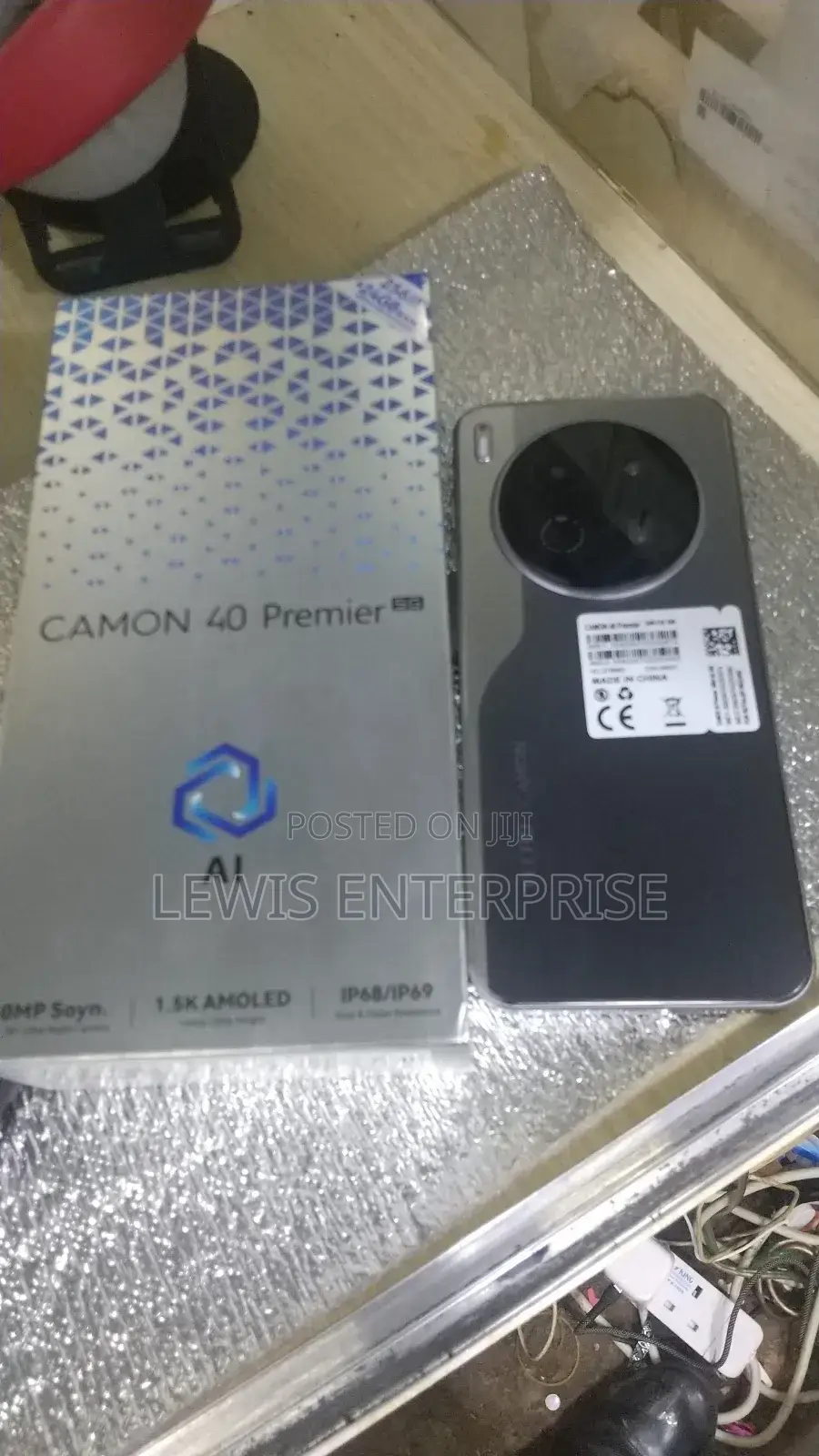 New Tecno Camon 40 Premier 256 GB Black